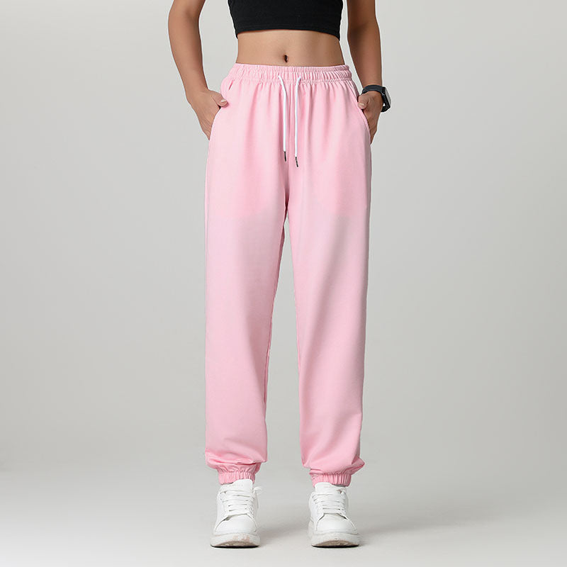 👖Vardagsspelviga byxor för kvinnor med drawstring-15