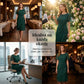 💞Elegancka szyfonowa sukienka w jednolitym kolorze